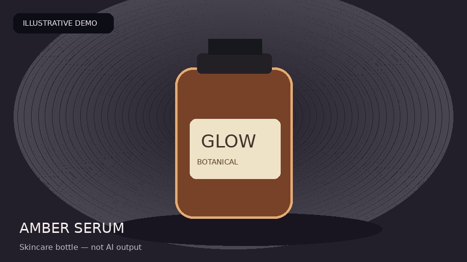 Product photograph: Skincare product close-up